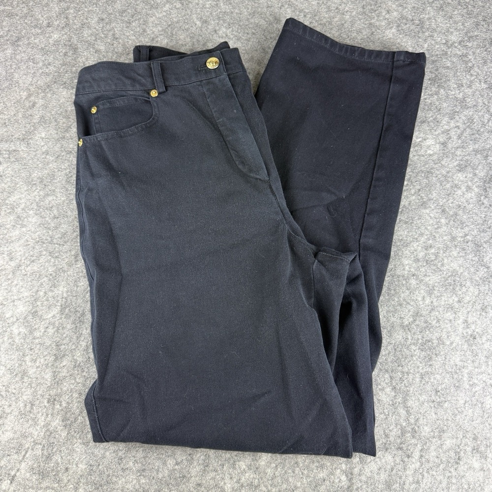 ST. JOHN  SPORT BY MARIE GRAY SIZE 10 DARK NAVY BLUE 5 POCKET‎ PANT